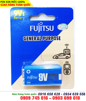 Pin 6F22(B)F-GP _Pin 9v vuông Fujitsu 6F22(B)F-GP General Purpose Carbon Zin chính hãng 
